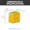 Igloo Yellow 11 Qt Tag Along Too Strapped Picnic Style Cooler view 2