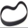 Flexonic Cogged Timing Drive Belt High Strength Black Rubber Poly V-Belts Pulley Belt OEM Equipment Stationary Exercise Bike Machine Replacement Part ZMS4006121 Works with Matrix Fitness IC7-04 IC5 view 2