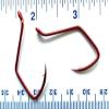 1000 Gerry's Tackle Red Chrome Sickle Octopus Fish Hooks Size 4/0 - Bulk Hooks view 1