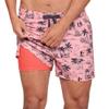 INGEAR Men's Swim Trunks with Compression Liner - 7 Inch Mens Swim Shorts for Swimming, Sports, and Outdoor Activities - Athletic Swimwear Bathing Suit Board Shorts (Large, Peachy Beachy) view 1