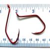 1000 Gerry's Tackle Red Chrome Sickle Octopus Fish Hooks Size 6/0 - Bulk Hooks view 1