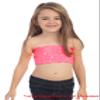 Kurve Girls Lace Bandeau Tube Bra - Strapless Bandeau Bra,UV Protective Fabric UPF50+, Neon Coral, Age (4-8) view 3