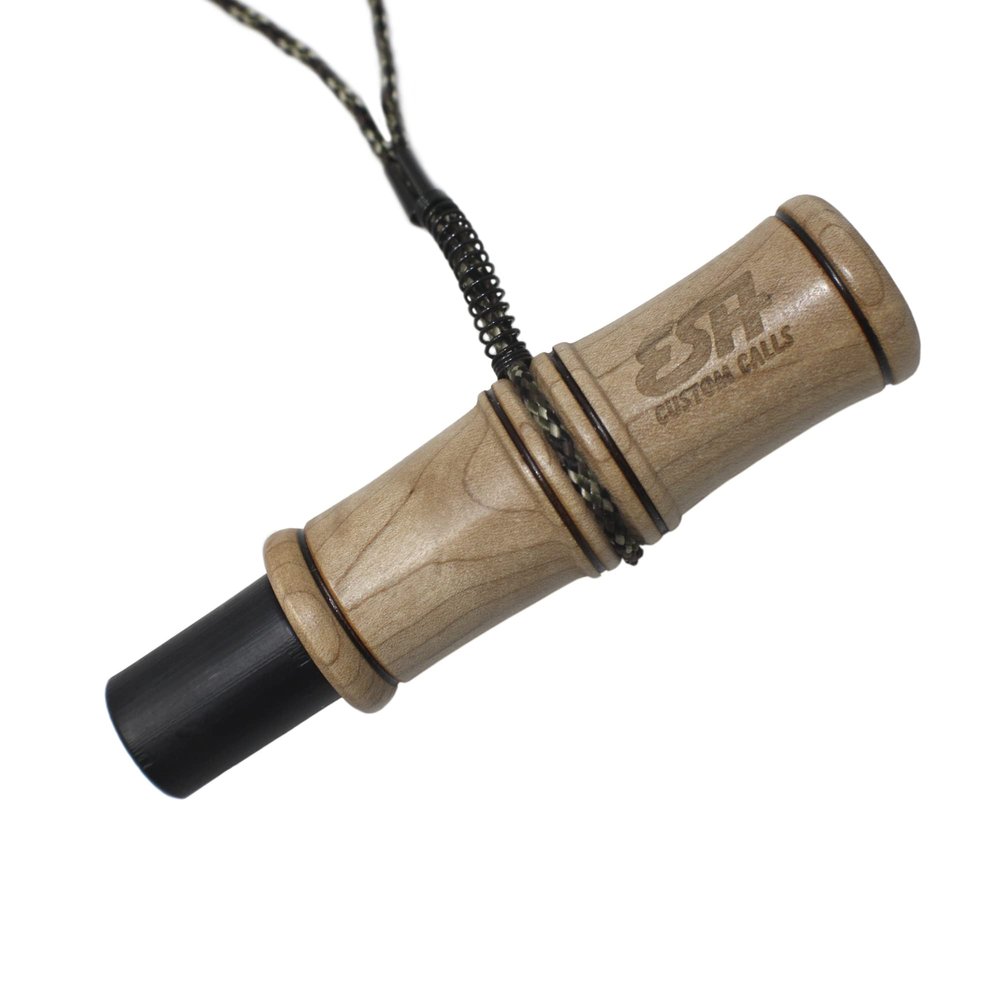 ESH Pure Owl Call Maple Wood Owl Hoot Locator Call for Turkey Hunting Easy-to-Use Owl Caller for Triggering Shock Gobbles Beginner & Pro Friendly