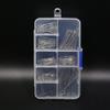 WellieSTR 124pcs Box Set chocklett's Articulated Fish Streamer Fly Tying Materials Stainless Steel Shank&Fish Spine Fly Tying Accessories view 1