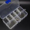 WellieSTR 124pcs Box Set chocklett's Articulated Fish Streamer Fly Tying Materials Stainless Steel Shank&Fish Spine Fly Tying Accessories view 2