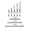 WellieSTR 124pcs Box Set chocklett's Articulated Fish Streamer Fly Tying Materials Stainless Steel Shank&Fish Spine Fly Tying Accessories view 3