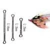 WellieSTR 124pcs Box Set chocklett's Articulated Fish Streamer Fly Tying Materials Stainless Steel Shank&Fish Spine Fly Tying Accessories view 4