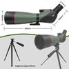 Astromania Spotting Scopes with Tripod, Carry Bag, 20-60x80, 45 Degree Angled, Waterproof, for Birding, Scenery, Wildlife Viewing view 2