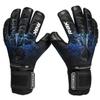 Renegade GK Limited Edition Rogue Arcane Goalie Gloves with Finger Savers | 4mm Giga Grip | Black & Blue Soccer Goalkeeper Gloves (Size 8, Youth-Adult, Neg. Cut, Level 4+) view 2