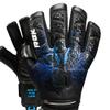 Renegade GK Limited Edition Rogue Arcane Goalie Gloves with Finger Savers | 4mm Giga Grip | Black & Blue Soccer Goalkeeper Gloves (Size 8, Youth-Adult, Neg. Cut, Level 4+) view 4