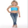 Kurve Girls Lace Bandeau Tube Bra - Strapless Bandeau Bra,UV Protective Fabric UPF50+, Turquoise, Age (4-8) view 3