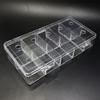 WellieSTR 1Pc Empty Acrylic Dubbing Storage Boxes with 10 compartments&Outlet Holes Luxury Dubbing Dispenser Fly Tying Tackle Box view 1