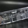 WellieSTR 1Pc Empty Acrylic Dubbing Storage Boxes with 10 compartments&Outlet Holes Luxury Dubbing Dispenser Fly Tying Tackle Box view 3