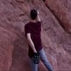 Noborou Chalk Bag for Rock Climbing | Bouldering Chalk Bag | Large Zippered Pocket | Adjustable and Removable Belt (Dusk) view 4