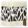 C.C Soft Stretch Winter Warm Cable Knit Fuzzy Lined Ear Warmer Headband, Leopard Beige view 1