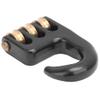 SPYMINNPOO Windsurfing Pulley Hook,Aluminium Alloy Black Universal Windsurf Rigging Pulley Hook 3 Roll Wheel Windsurfing Hardware Accessories Water view 2