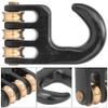 SPYMINNPOO Windsurfing Pulley Hook,Aluminium Alloy Black Universal Windsurf Rigging Pulley Hook 3 Roll Wheel Windsurfing Hardware Accessories Water view 3