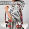 Skylety 2 Pcs Roller Skate Leash Adjustable Stretching Skate Boot Shoulder Strap Carrier for Child Women Men Skating(Bohemia Style) view 4