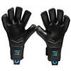 Renegade GK Limited Edition Rogue Arcane Goalie Gloves with Finger Spines | 4mm Giga Grip | Black & Blue Soccer Goalkeeper Gloves (Size 7, Youth, Neg. Cut, Level 4+) view 3