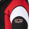 XCEL Mens Infiniti Solution Long Sleeve Springsuit 2mm - Black/Red/White | Medium Large view 4