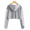 JanJean Kids Girls Spring Casual Outfit Long Sleeve Pullover Hoodies Top with Loose Cargo Loose Sweatpants 2PCS Tracksuit Grey 11-12 Years view 3