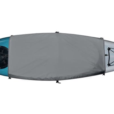 Explore Land Universal Kayak Cockpit Drape Waterproof Seal Cockpit Cover for Indoor and Outdoor Large 60 x 29 inch, Grey