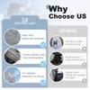 Explore Land Universal Kayak Cockpit Drape Waterproof Seal Cockpit Cover for Indoor and Outdoor Large 60 x 29 inch, Grey view 2