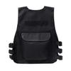 Aislor Kids Boys Girls Camouflage Vest Security Guard Waistcoat CS Field Combat Training Swat Police Outdoor Costume Black 8-14 Years view 2