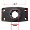 2 Pack Baitcaster/Spinning Rod Holder with Side Deck Mount (Holder + Mount) view 3