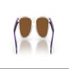 Oakley Youth Unisex Kids OJ9009 Frogskins XXS Square Sunglasses, Clear/Prizm Violet, 48 mm view 4