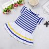 Little Girls Summer Clothes Outfits Daisy Flower Stripe T-Shirt Top + Bows Pant Sets Toddler Girl Clothing (Yellow, 6-7 Years) view 4