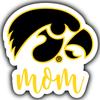 Iowa Hawkeyes Proud Mom 4-Inch Die Cut Decal Officially Licensed Collegiate Product view 1
