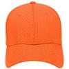 Ashen Fane 6 Panel Polyester Pro Mesh Low Profile Baseball Cap, Orange view 2