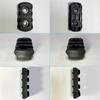 Picatinny Rail Set 5,7,9,11,13-Slot for Mlok, CG Gears Polymer Rails Section Offset Flashlight Mount with 12 T-Nuts & 14 Screws & 3 Allen Wrench (Black (5-7-9-11-13 Slot)+Rail Mount) view 4