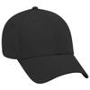 Ashen Fane 6 Panel Polyester Pro Mesh Low Profile Baseball Cap, Black view 1