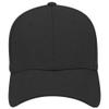 Ashen Fane 6 Panel Polyester Pro Mesh Low Profile Baseball Cap, Black view 2