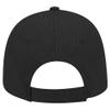 Ashen Fane 6 Panel Polyester Pro Mesh Low Profile Baseball Cap, Black view 3