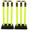 Thrifty Sports Combo of 2 Full Size Set 32" Heavy Plastic Cricket Stump Set (Florcent) view 1