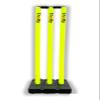 Thrifty Sports Combo of 2 Full Size Set 32" Heavy Plastic Cricket Stump Set (Florcent) view 2