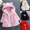EISHOW Kids Girls Warm Thick Jackets Toddler Hooded Cotton Fleece Parka Coat Children Winter Plush Zipper Outerwear Snowsuit view 2