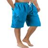 Srnede Mens Swim Trunks Swimming Trunks Swim Shorts Quick Dry 11 Inch with Mesh Lining Funny Swimwear Bathing Suits Blue view 1