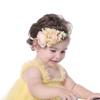1st First Birthday Outfit Girl Baby Wedding Flower Girl Dress Toddler Tutu Tulle Princess Summer Dress+Flower Headband One Year Old Birthday Gifts Cake Smash Party Photoshoot Yellow 3-4 Years view 2