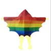 3*5ft 100%polyester LGBTIQA Gay Pride Rainbow Bat Wings Costume Cape Flag view 3