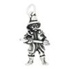 STERLING SILVER FIREFIGHTER- FIREMAN HOLDING AXE IN HIS HAND CHARM/PENDANT view 1
