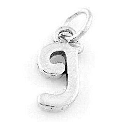 STERLING SILVER 925 FANCY LETTER J CHARM/PENDANT