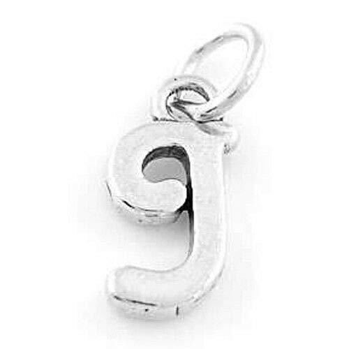 STERLING SILVER 925 FANCY LETTER J CHARM/PENDANT