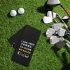 botogift Funny Golf Towel, I Use This Towel to Wash My Balls, Golf Gifts for Men - Golf Accessories for Men, Embroidered Towels for Bags with Clip, Black view 4