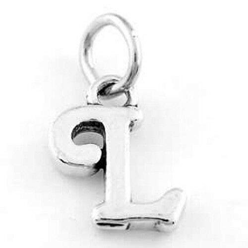 STERLING SILVER 925 FANCY LETTER L CHARM/PENDANT