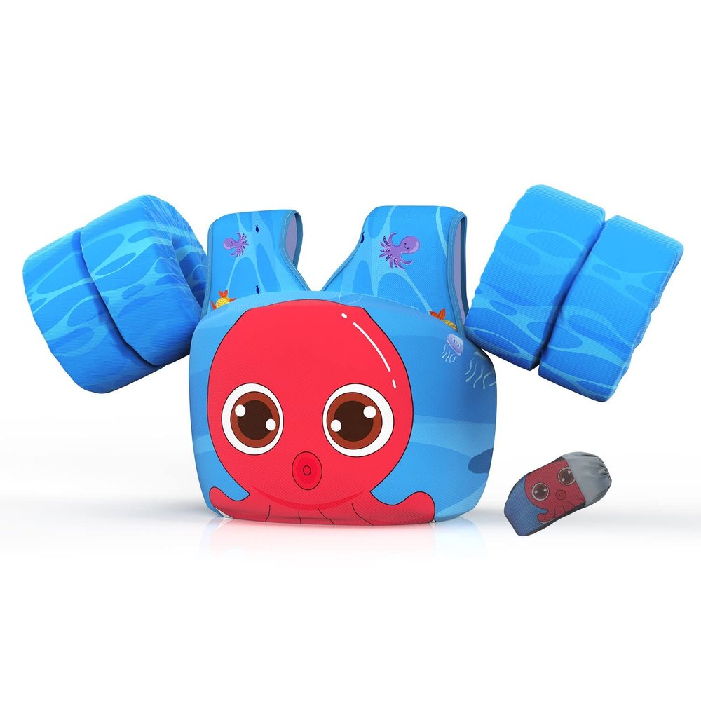 DOOHALO Kids Swim Floats for 28-70 Pounds Kid Arm Shoulder Float Vest Fit for 2-8 Years Older Boys Girls Toddler Baby Children
