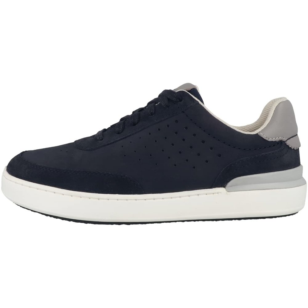 Clarks Men Courtlite Tor Sneaker, Navy Combi, 7 US
